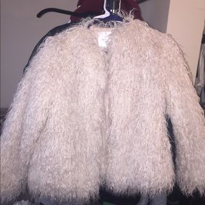 Zara faux fur coat